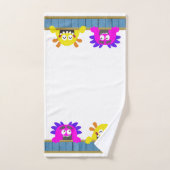 Bath Buddy Funny Monstres Enfants (Serviette à main)