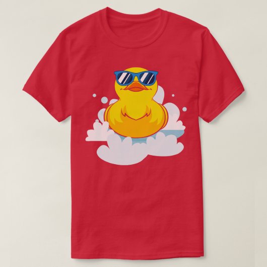 Bath Duck Funny Duckie Cool Bath Speelgoed Rubber  T-shirt (Design voorkant)