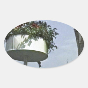 Bath England 1986 Roman Bath1a snap-24056 jGibney Ovale Sticker