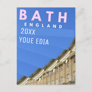 Bath England Travel Briefkaart Art, Bath Travel Ar