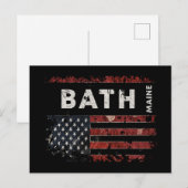 Bath Maine Briefkaart (Voorkant / Achterkant)
