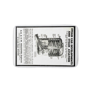 Bath mat Advert Steam Cars en Steam Aviation
