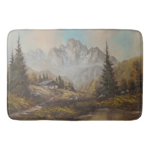 Bath Mat Ann Hayes Painting Bavarian Dream