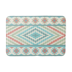 Bath Mat/Aztec Tribal Pattern Badmat