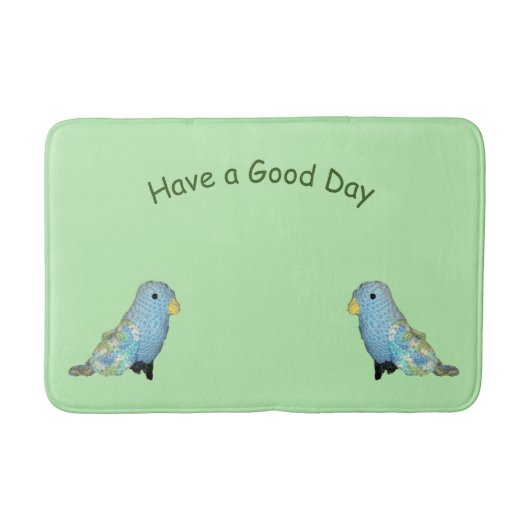 Bath Mat - Blue Birds (Voorkant)