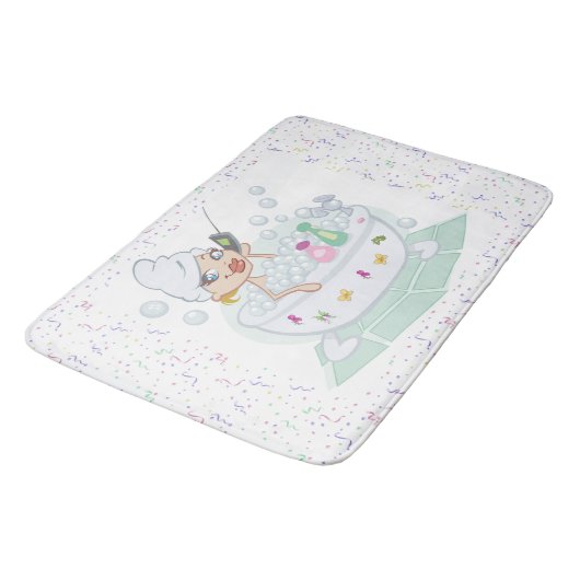 Bath Mat/Bubble Bath Time Badmat (Gekanteld)