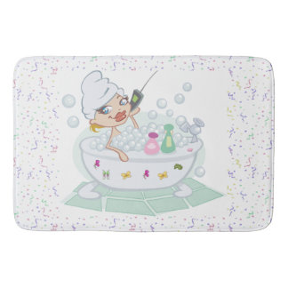 Bath Mat/Bubble Bath Time Badmat