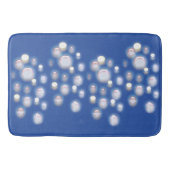 Bath Mat - Bubbles on Dark Blue (Voorkant)