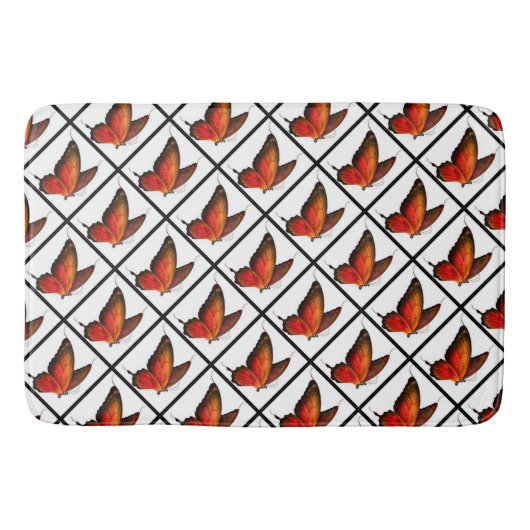 Bath Mat/Butterflies Badmat (Voorkant)