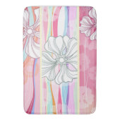 Bath Mat/Flowers Badmat (Voorkant Verticaal)