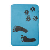 Bath Mat - Foot Prints (Voorkant Verticaal)