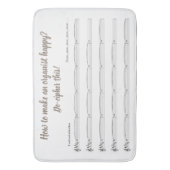 Bath mat for organists - een slagnoot (Voorkant Verticaal)