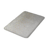 Bath Mat-Golden douche van Stars-Grey Badmat (Gekanteld)
