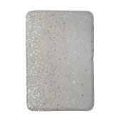 Bath Mat-Golden douche van Stars-Grey Badmat (Voorkant Verticaal)
