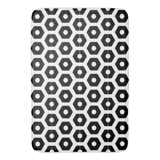 Bath Mat - Hexagons (Voorkant Verticaal)