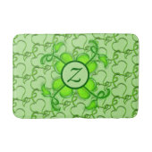 Bath Mat - Ivy Leaves met Monogram (Voorkant)
