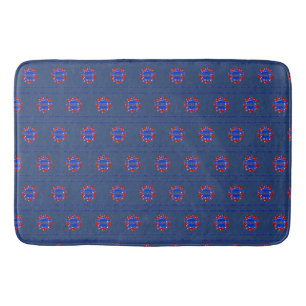 Bath Mat, Large, USA Design in Red, White, Blue Badmat