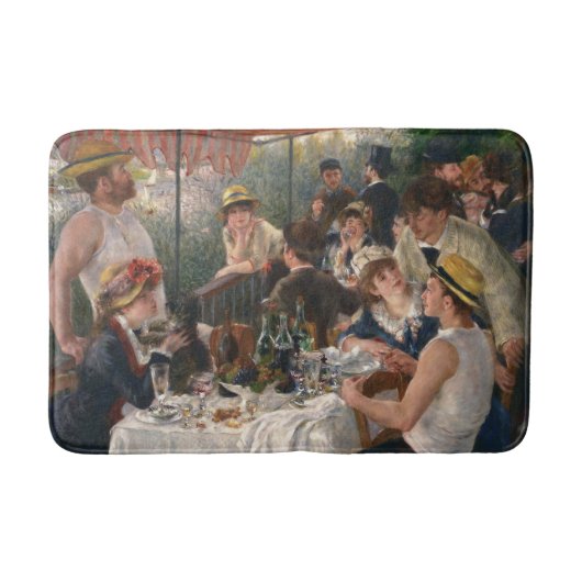 Bath Mat met Renoir's Luncheon Party Print (Voorkant)