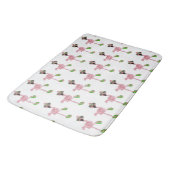 Bath Mat/Pink Flamingos Badmat (Gekanteld)