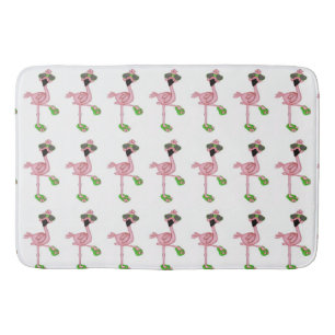 Bath Mat/Pink Flamingos Badmat