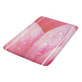 Bath Mat/Pink Flower Pedals with Dew Druppels Badmat (Gekanteld)