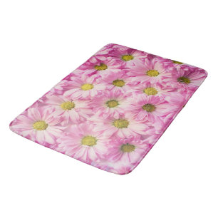 Bath Mat - Pink Gerbera Daisies