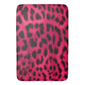 Bath Mat/Pink Zebra Pattern Badmat (Voorkant Verticaal)