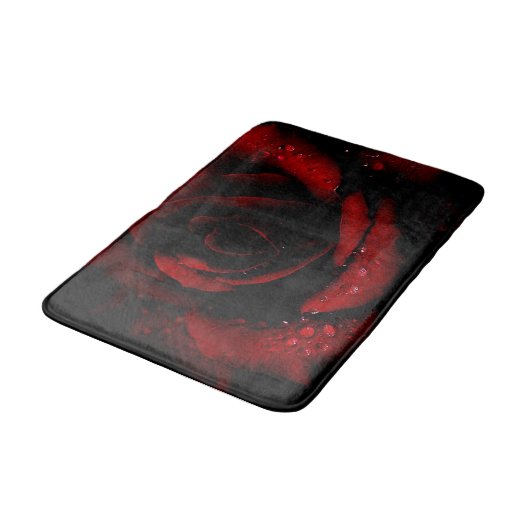 Bath Mat/Red Rose Badmat (Gekanteld)