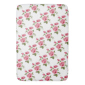 Bath Mat/Roze Roses Badmat (Voorkant Verticaal)