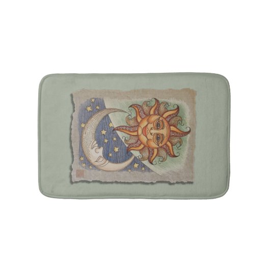 Bath Mat ~ Sun en Moon (Voorkant)