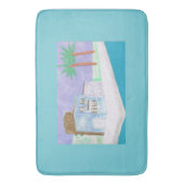 Bath Mat with Caribbean Scene (Voorkant Verticaal)