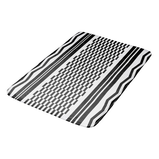 Bath Mat/Zig Zags and Checkered Badmat (Gekanteld)