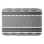 Bath Mat/Zig Zags and Checkered Badmat (Voorkant)