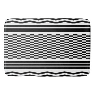 Bath Mat/Zig Zags and Checkered Badmat