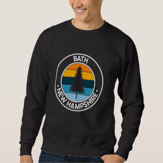 Bath New Hampshire NH USA City Pride Retro Zonsond Trui