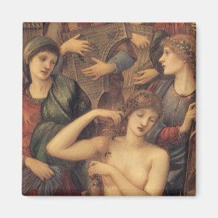 Bath of Venus by Sir Edward Coley Burne-Jones Magneet