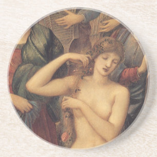 Bath of Venus by Sir Edward Coley Burne-Jones Zandsteen Onderzetter