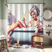  Bath Pin-Up Douchegordijn