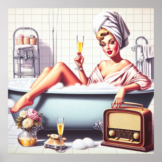 Bath Pin-Up Poster (Voorkant)