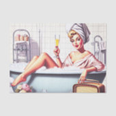  Bath Pin-Up Tissuepapier (Voorkant)