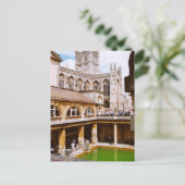 Bath, Roman baths and Bath Abbey Briefkaart (Staand voorkant)