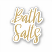 Bath Salts Storage Sticker (Voorkant)