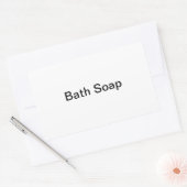 Bath Soap-labels Rechthoekige Sticker (Envelop)
