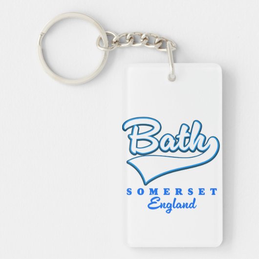 Bath Somerset reizen logo Sleutelhanger (Voorkant)