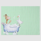 Bath Time Antics Decoupage Tissue Paper Tissuepapier (Voorkant)