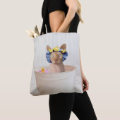 Bath Time Canvas tas (Dichtbij)