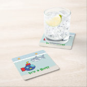 Bath Time Fancy Baby shower papier Onderzetters (Insitu)