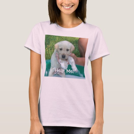 "Bath Time for Charlie!" T-shirt (Voorkant)
