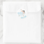 Bath Time Ronde Sticker (Tas)