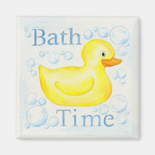 Bath Time Rubber Ducky magnet Magneet